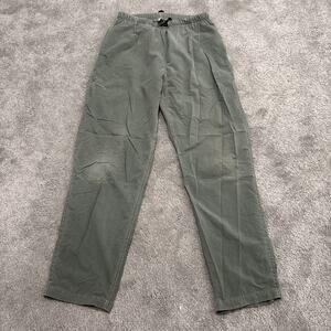 Gramicci Pants Mens Large Green Khaki Belted Hiking Outdoor Nylon